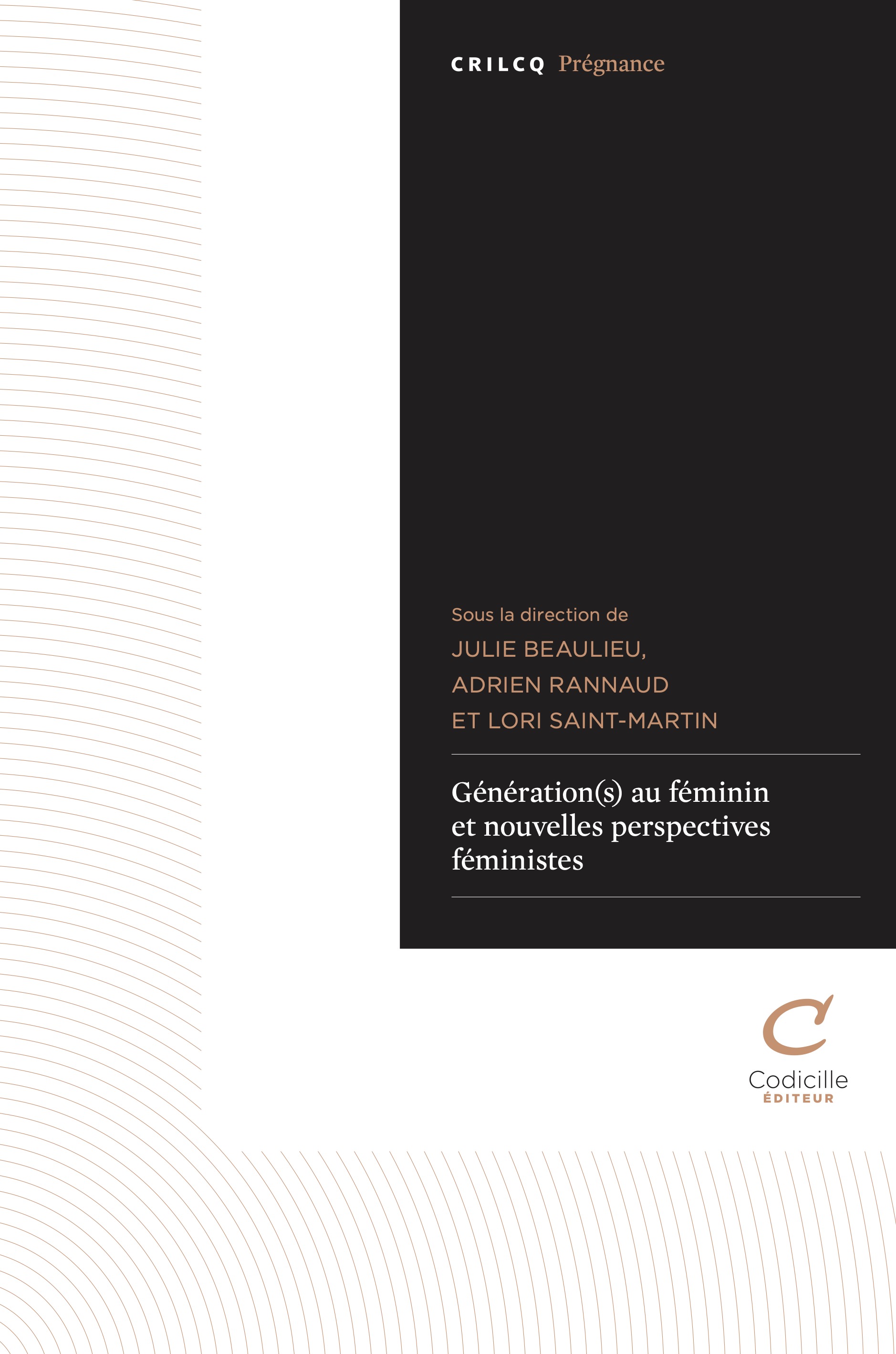 couverture de l'ouvrage Génération(s) au féminin et nouvelles perspectives féministes